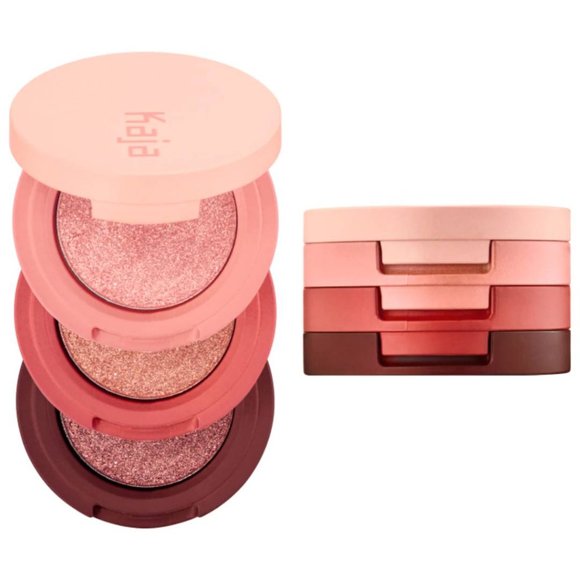 Kaja Beauty Bento Bouncy Matte & Shimmer Eyeshadow Trio in 02 Orange Blossom - Picture 1 of 5